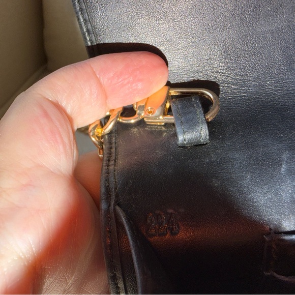 Prada Black Quilted Crossbody Bag with Gold Chain - Picture 13 of 16